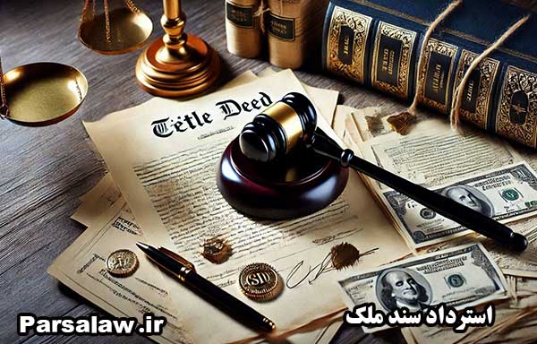 استرداد سند مالکیت | {3 شرط مهم} 2 استرداد سند مالکیت