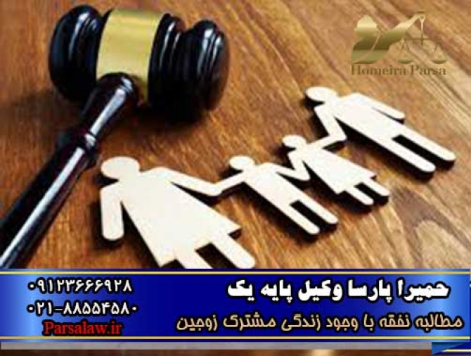 مطالبه نفقه با وجود زندگی مشترک زوجین