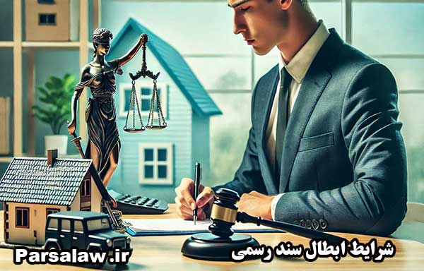 شرایط ابطال سند رسمی