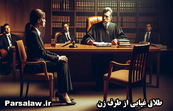 طلاق غیابی از طرف زن