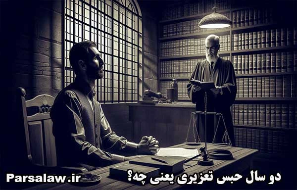 دو سال حبس تعزیری یعنی چه؟