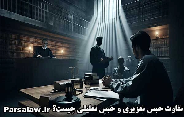 تفاوت حبس تعزیری و حبس تعلیقی چیست؟